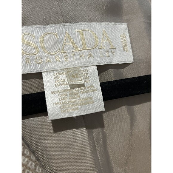 Vintage Escada Blazer Women’s 42 Margaretha Ley Double Breasted Wool Cashmere - Picture 6 of 8